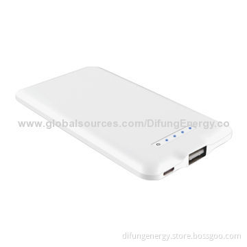 USB Mobile Charger, Slim Design, 4,000mAh with Touch Switch for Mobile Phones